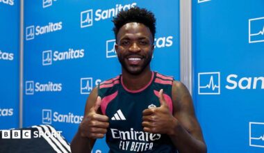 Vinicius Junior having his pre-season medical