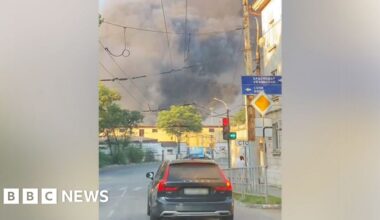 Major Russian grain export terminals hit in Ukraine Black Sea port attack - bbc.com