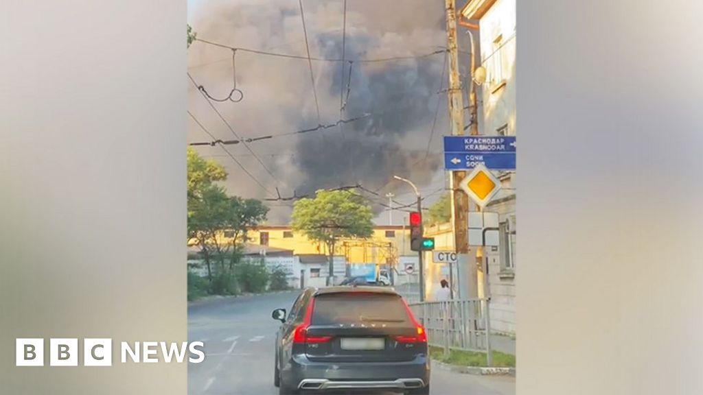 Major Russian grain export terminals hit in Ukraine Black Sea port attack - bbc.com