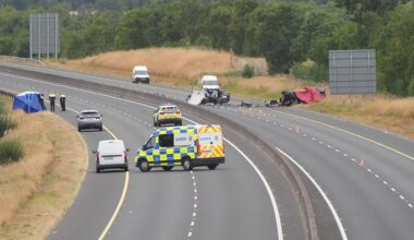 Five teenage boys killed in M9 crash named locally