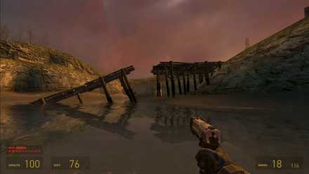 Half-life 2 running on ReactOS
