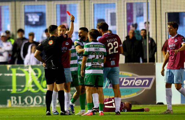 Pico Lopes sent off as Shamrock Rovers held to draw by Drogheda