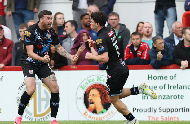 Clarke rescues vital draw for Derry City as Lynch declines to comment on James McClean