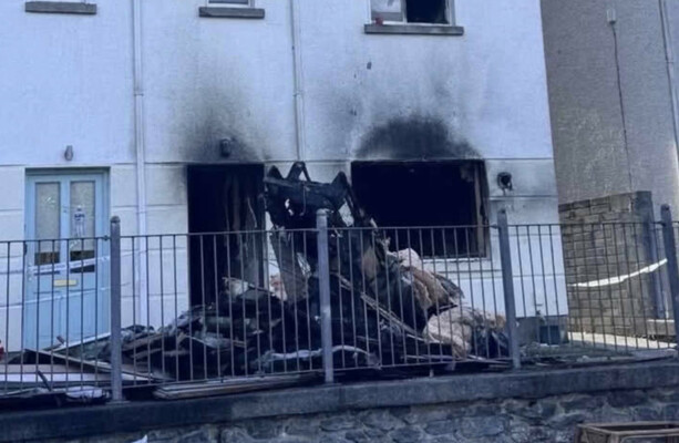 Two men use trampoline to help rescue teenage sisters from Galway house fire