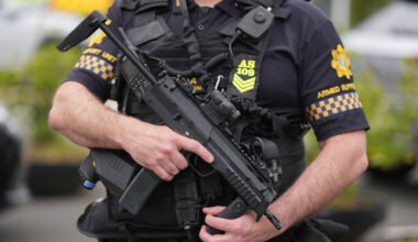Woman arrested after gardaí seize explosives and firearms during raids in Dundalk