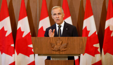 Mark Carney says the US signature 'was written in pencil' after trade deal collapses