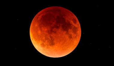 There's a rare partial 'blood moon' eclipse early Friday morning