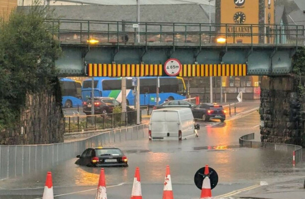 'Torrential downpours' cause flooding in Kerry and Dublin