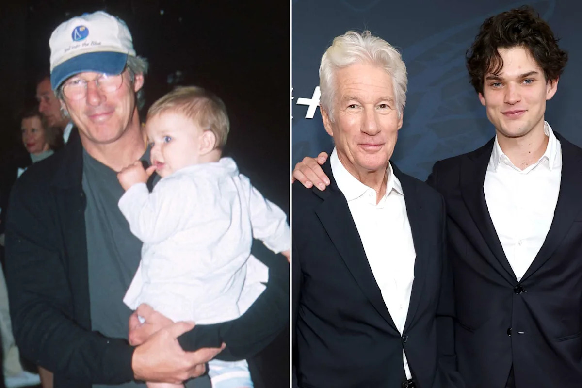 See 8 Photos of Richard Gere with His Look-Alike Son Homer