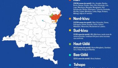 DRC Ebola outbreak update: 57 health zones in 6 provinces