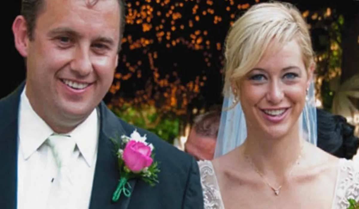 Molly Martens at her wedding to her husband, Limerick father-of-two Jason Corbett, in 2011.