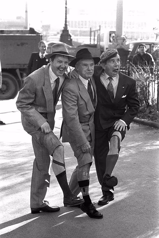 Jimmy Cricket with Ernie Wise and Norman Wisdom