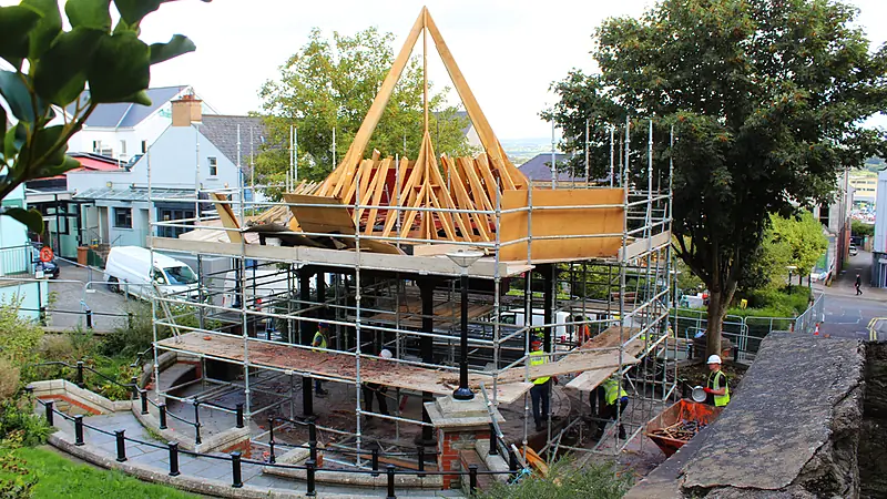 Letterkenny's Market Square bandstand takes its final bow