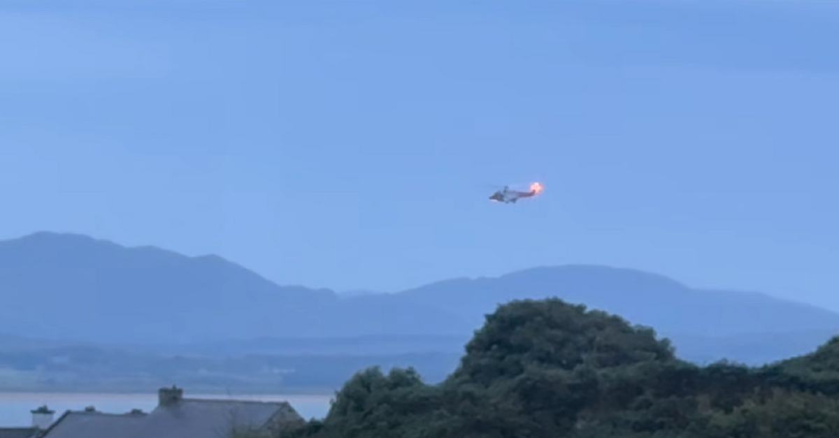 Man hospitalised following dramatic Downings rescue 
