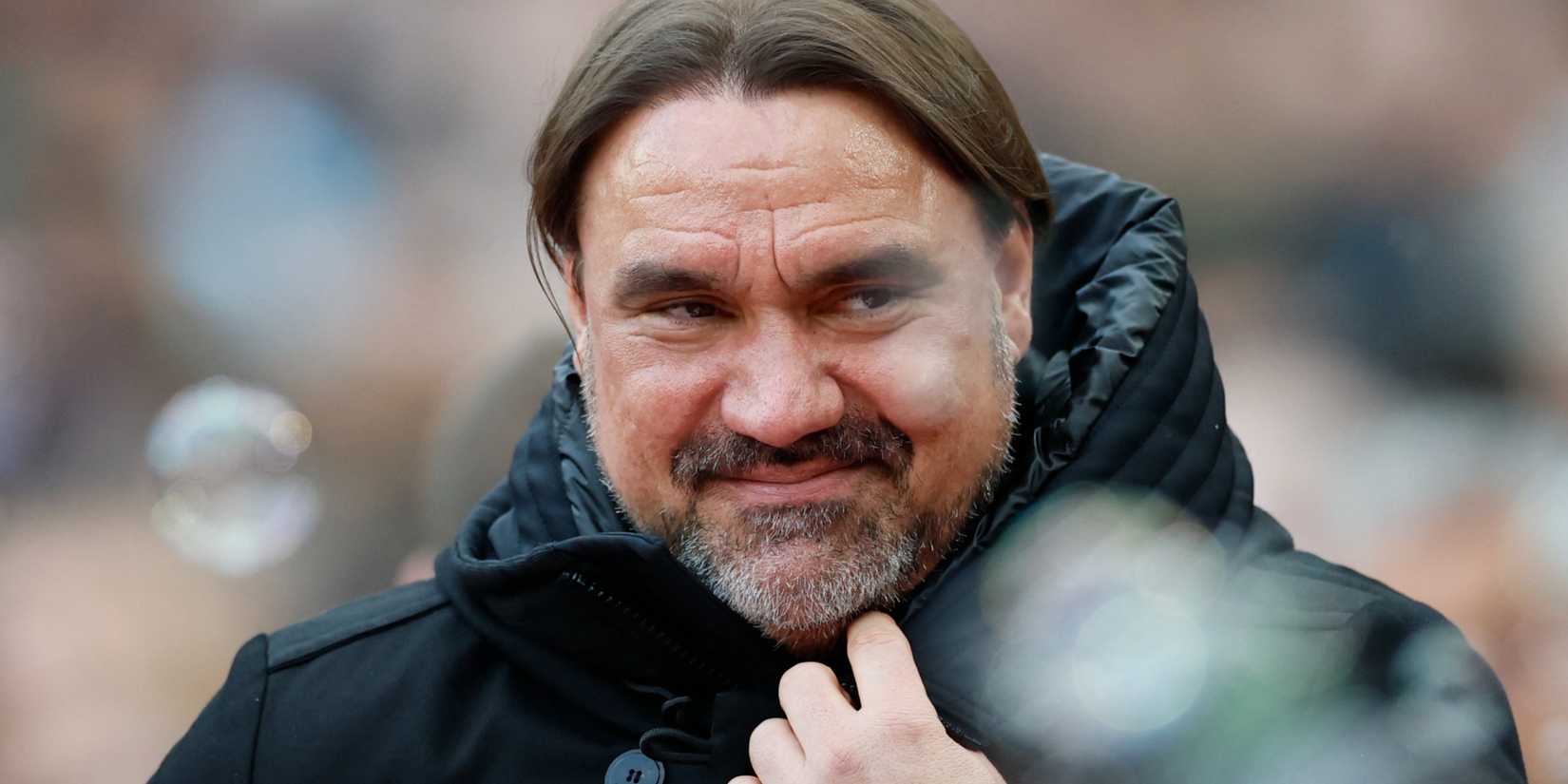 Leeds United manager Daniel Farke smiles