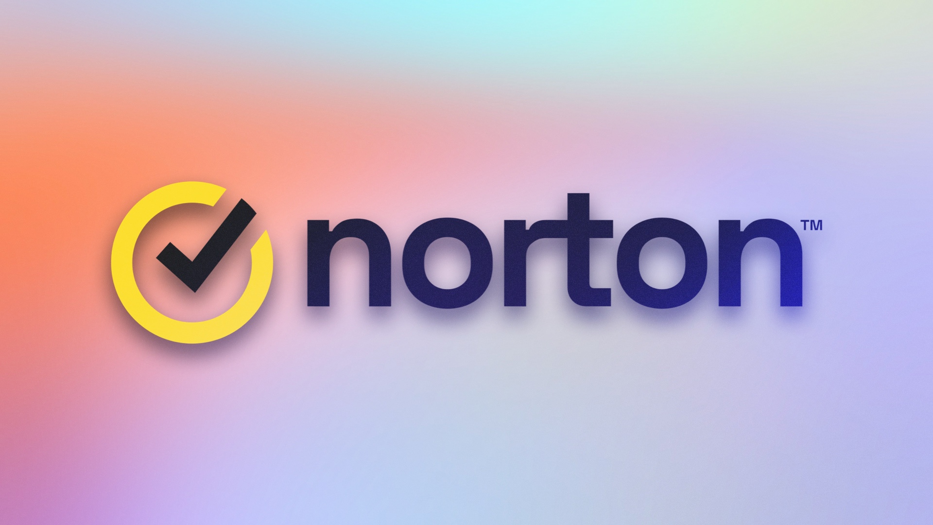 Norton logo agaisnt a gradient background