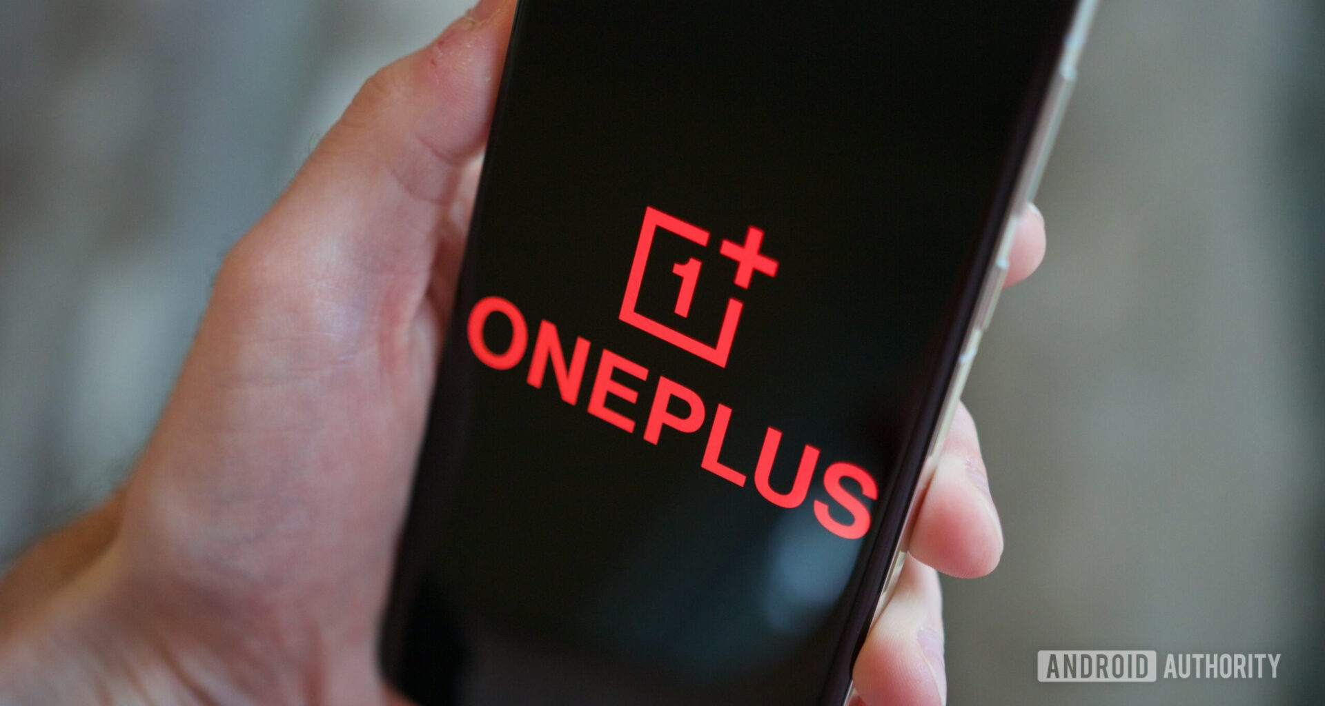 OnePlus logo displayed on a OnePlus phone.