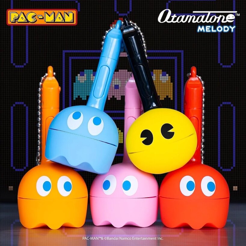 pac-man ghosts meet otamatone for pocket-sized musical crossover - 2