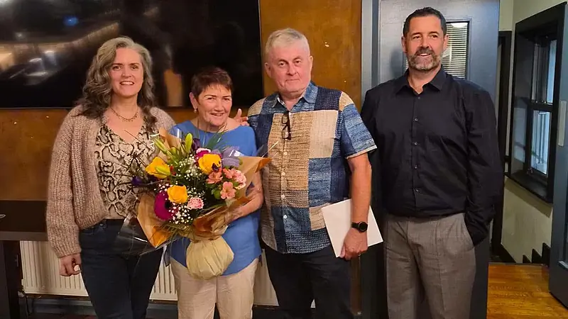 Pat McGarrigle's 40 years of service to Letterkenny celebrated