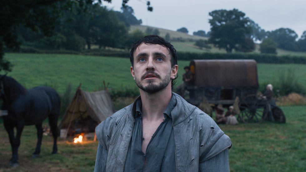 paul mescal as william shakespeare, hamnet