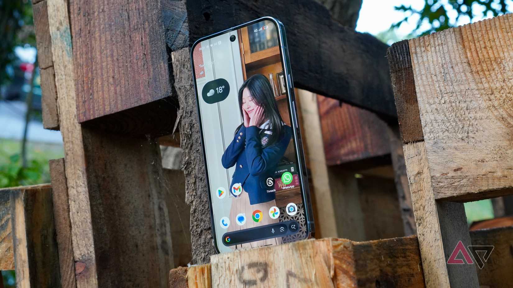 The Google Pixel 10 Pro XL's screen