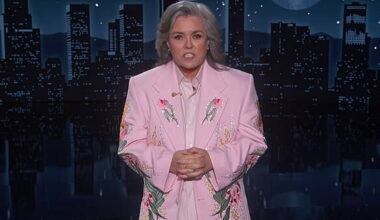 Rosie O'Donnell discusses Ireland move as guest host of Jimmy Kimmel Live!