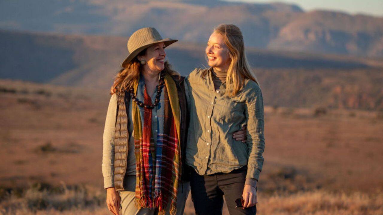 After Mark's death, the Reserve was passed on to Sarah’s daughter Isabelle. (Samara photo) Sarah with daughter
