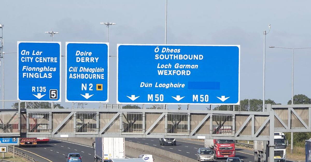 Several people seriously injured in crash on the M50