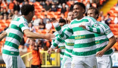 Camilo Duran scored his first goal for Celtic as they progressed in the Scottish League Cup