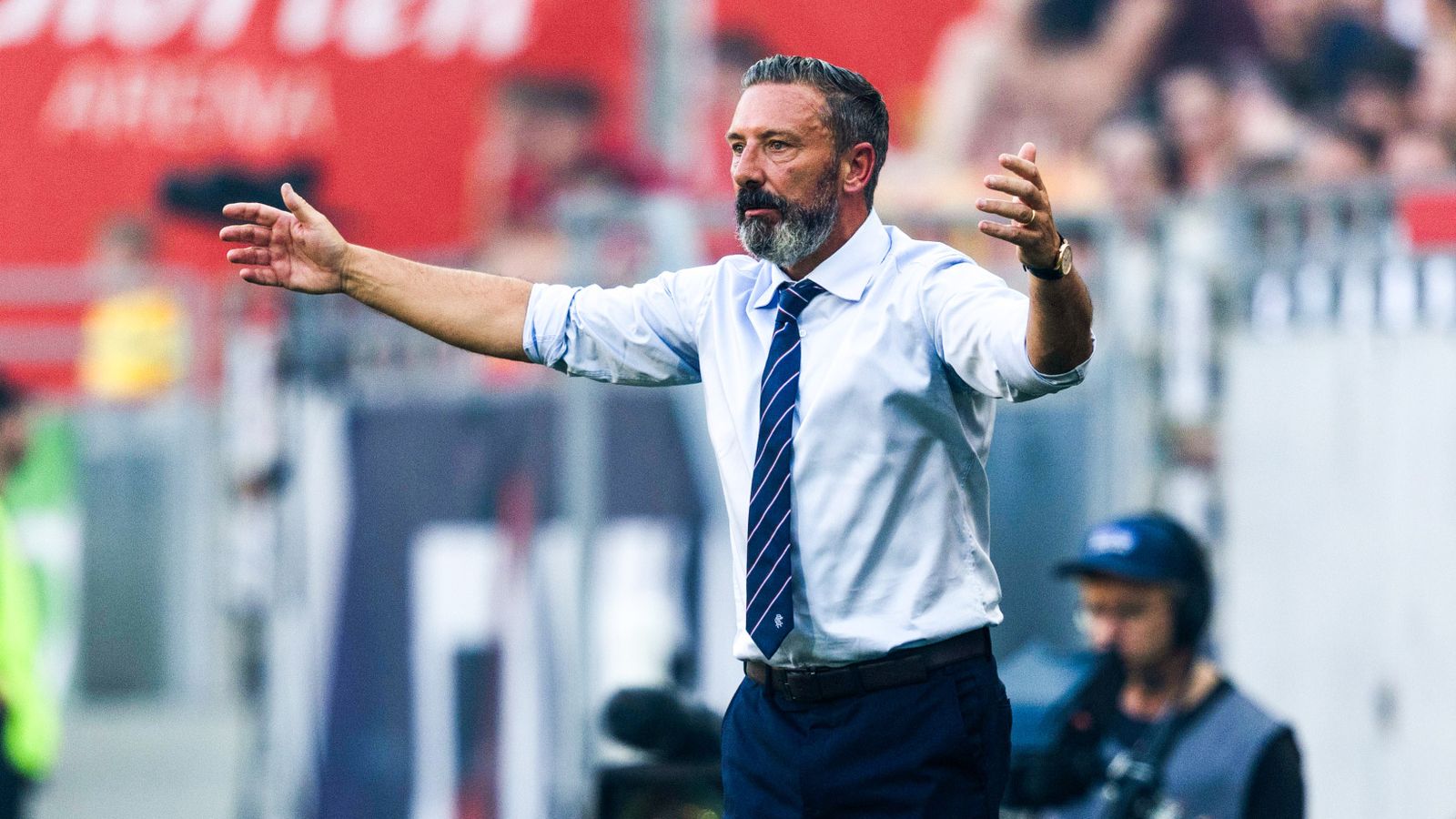 It was a tough watch for Rangers manager Derek McInnes