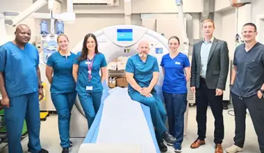 CT angiography service at Sligo University Hospital