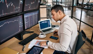 A hedge fund analyst doing research on a stock.