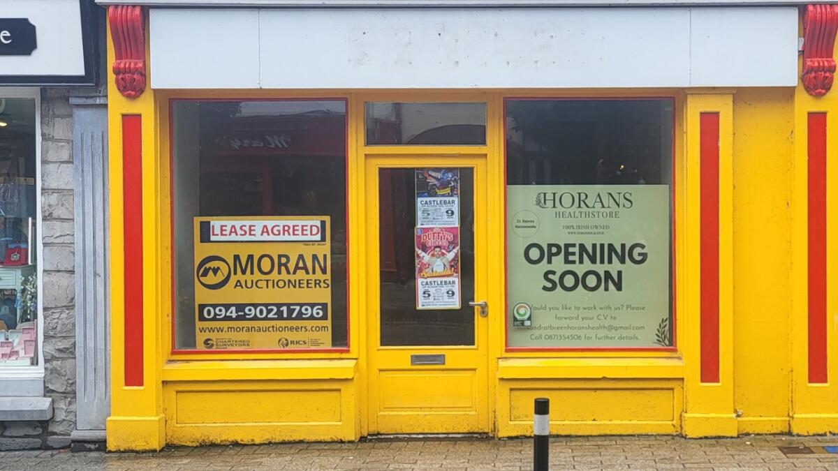 Boost for Mayo town centre as healthstore chain confirms plans
