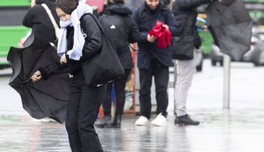 Yellow rain warning issued for three counties