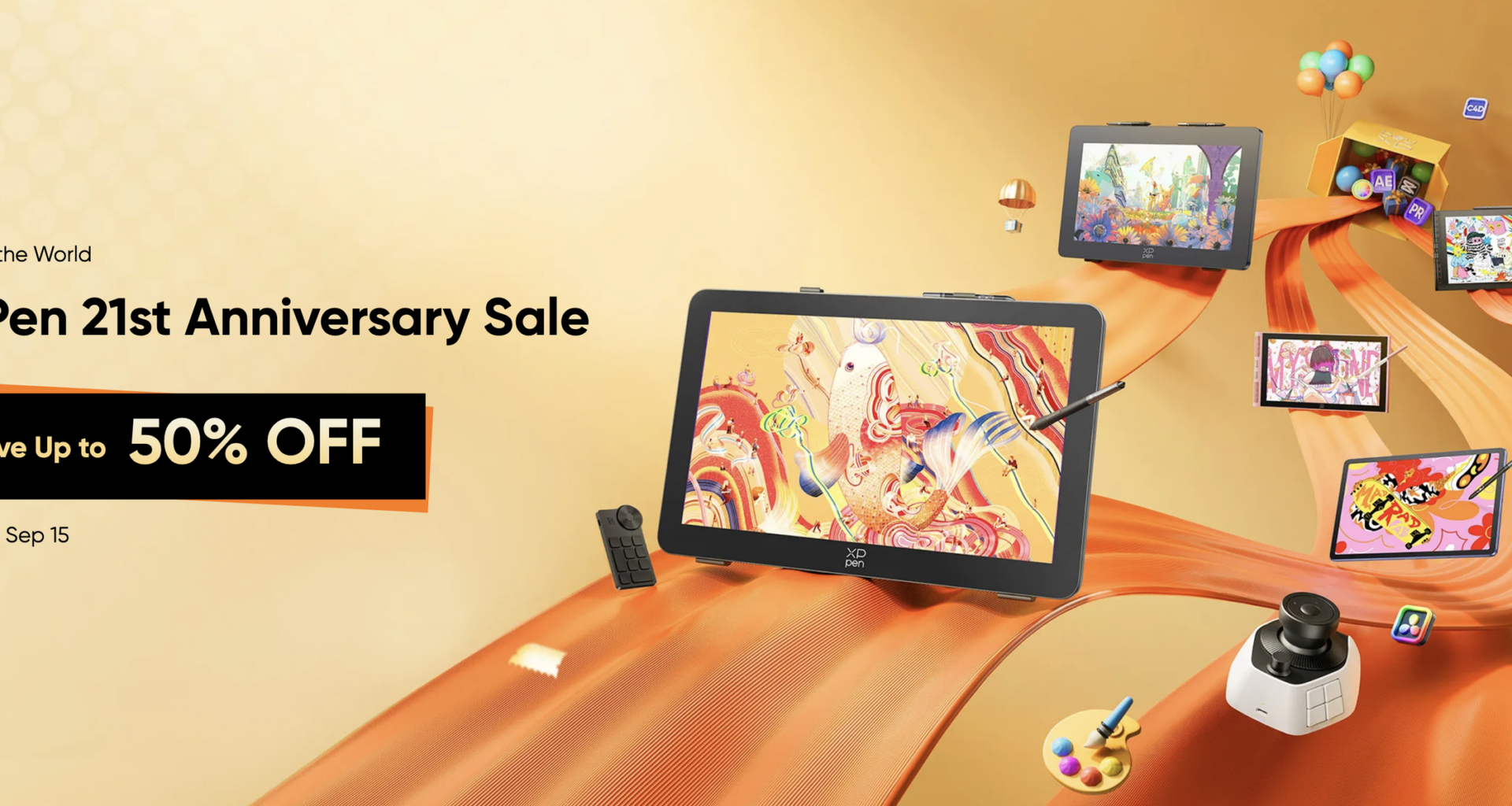 XPPen slashes 50% off drawing tablets for its 21st Anniversary sale