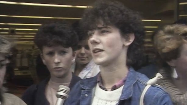Karen Gearon of the Dunnes strikers