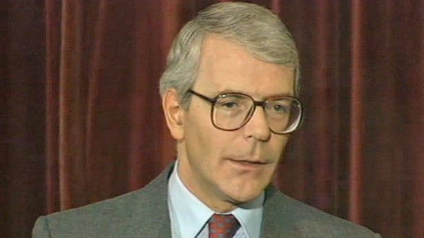 John Major, in glasses