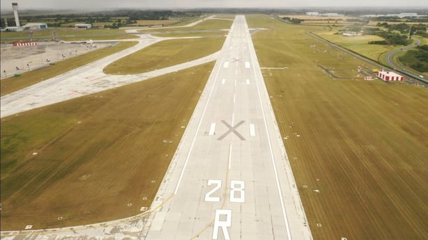 North runway at Dublin Airport
