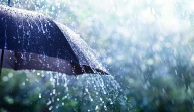 Status Orange rain warning in effect for three counties