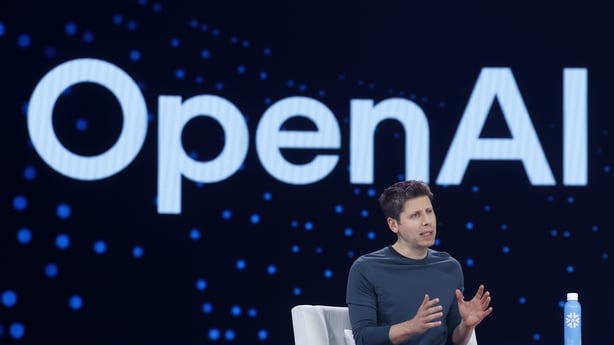 Open AI CEO Sam Altman speaks during Snowflake Summit 2025 at Moscone Center