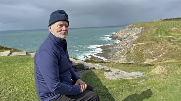 Bill Murray by the sea in Ireland