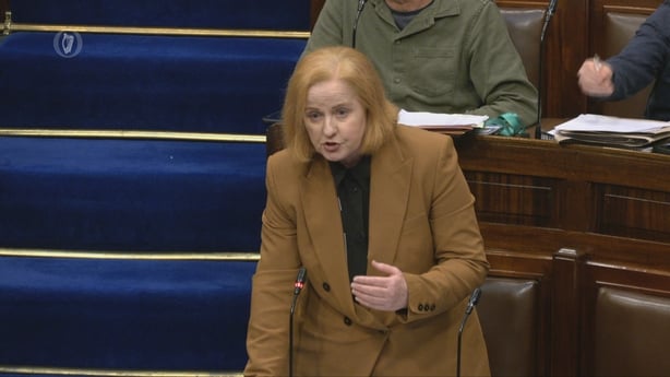 Ruth Coppinger speaking in the Dáil