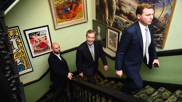 George Cottrell and Nigel Farage