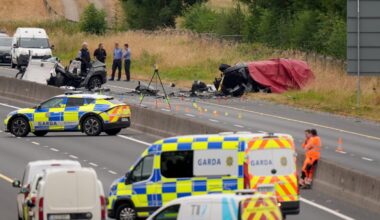 Sisters seriously injured in M9 crash 'getting stronger'