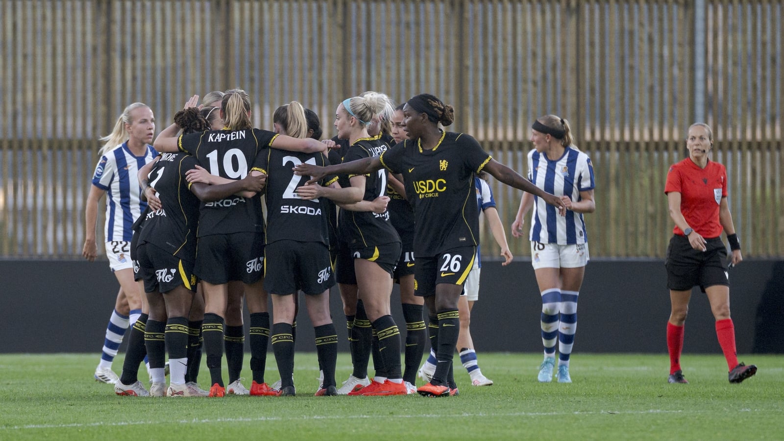McCabe an unused sub as Chelsea ease past Sociedad