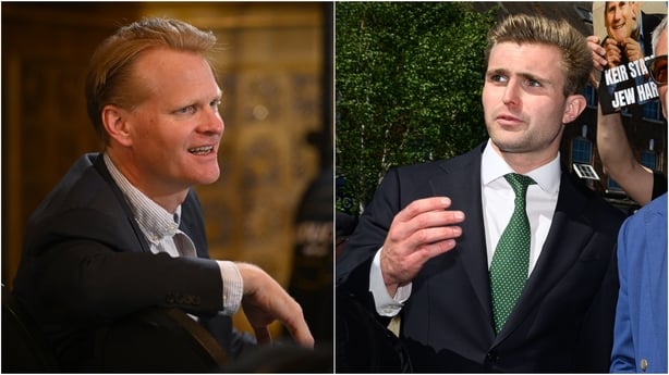 Pictures of James Orr and Dan Jukes, former officials of the Reform UK party
