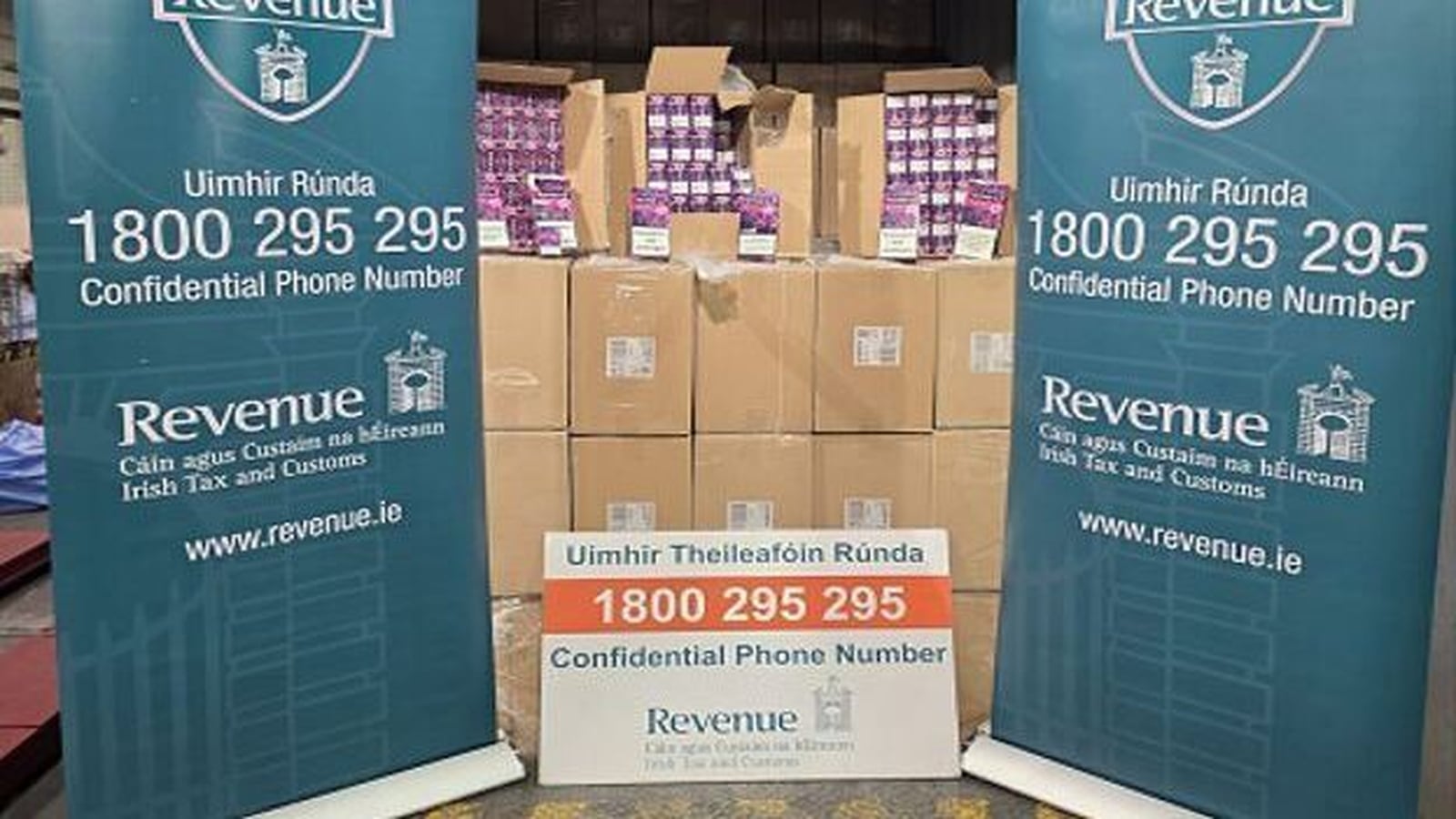 Over €11m worth of cigarettes seized at Dublin Port