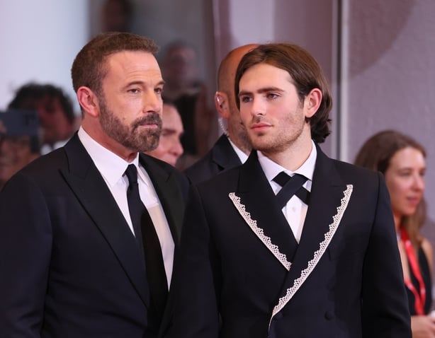 Ben Affleck and Indiana Affleck attend the Company Screening during the 83rd Venice International Film Festival at Sala Grande on 8 September, 2026. (Photo by JB Lacroix/FilmMagic)