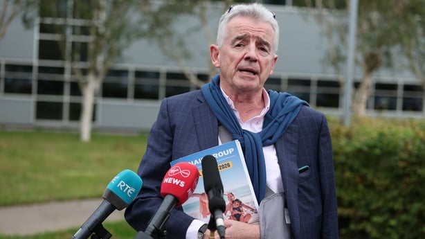 Ryanair CEO Michael O'Leary speaks to the media ahead of the Ryanair AGM