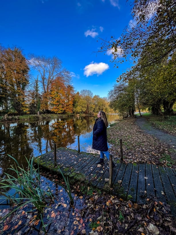 Tara Povey on the Lyrath Estate grounds